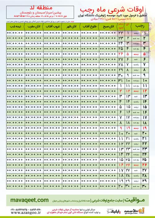 پیش نمایش فایل تصویری اوقات شرعی