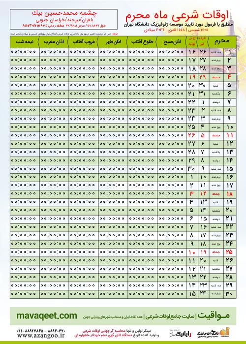 پیش نمایش فایل تصویری اوقات شرعی