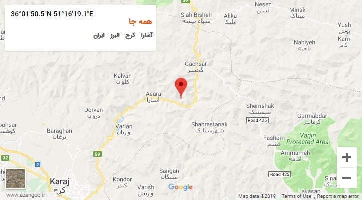 روستای همه جا بر روی نقشه