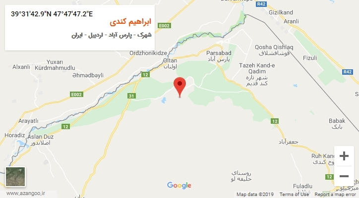 روستای ابراهیم کندی بر روی نقشه