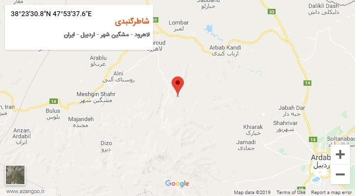 روستای شاطرگنبدی بر روی نقشه