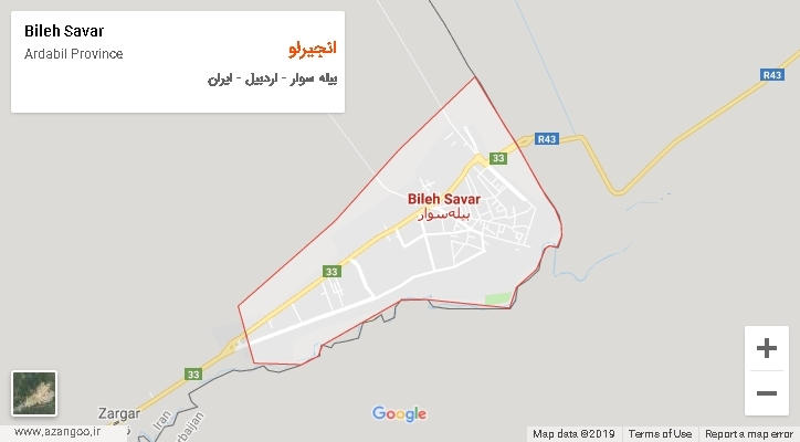 دهستان انجیرلو بر روی نقشه