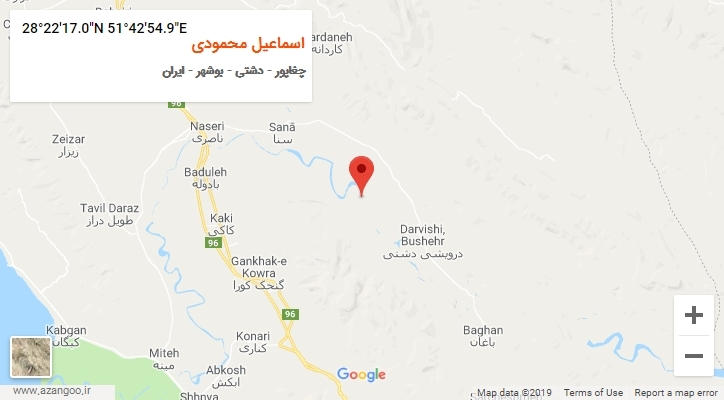 روستای اسماعیل محمودی بر روی نقشه