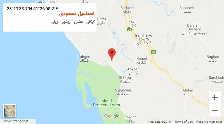 روستای اسماعیل محمودی بر روی نقشه