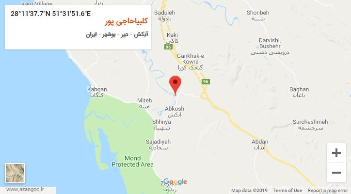 روستای کلبیاحاجی پور بر روی نقشه
