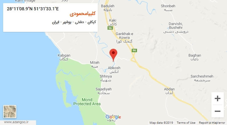 روستای کلبیامحمودی بر روی نقشه
