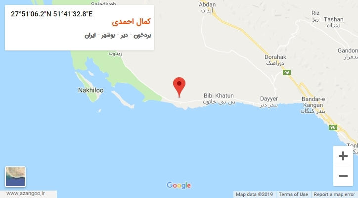 روستای کمال احمدی بر روی نقشه