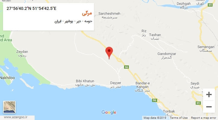 روستای مرگی بر روی نقشه