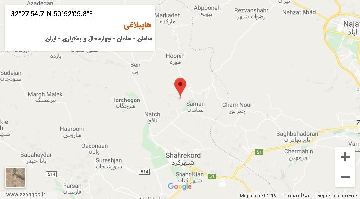روستای هاپبلاغی بر روی نقشه