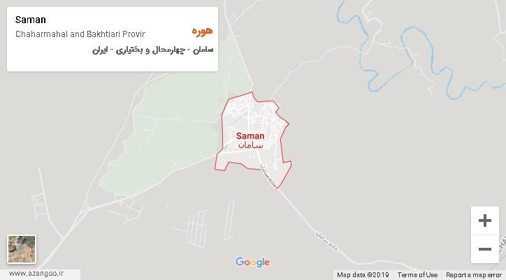 دهستان هوره بر روی نقشه
