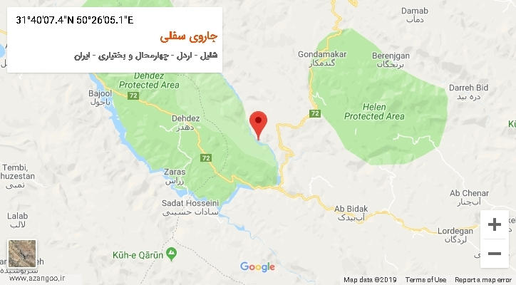 روستای جاروی سفلی بر روی نقشه