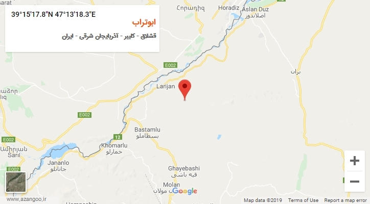 روستای ابوتراب بر روی نقشه