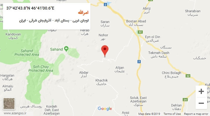 روستای امرالله بر روی نقشه