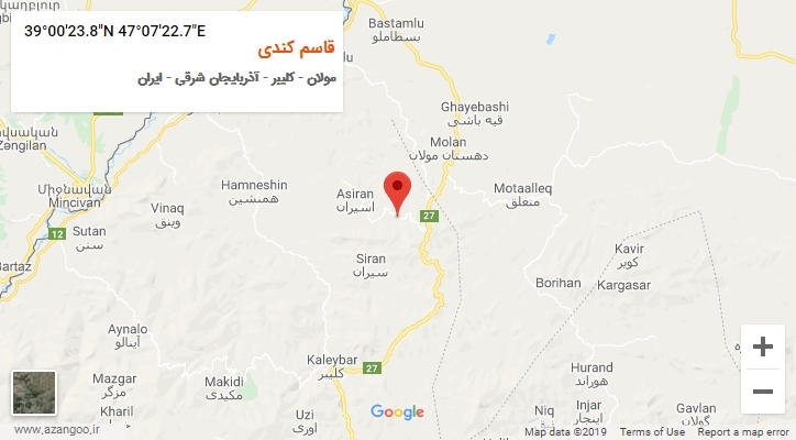 روستای قاسم کندی بر روی نقشه