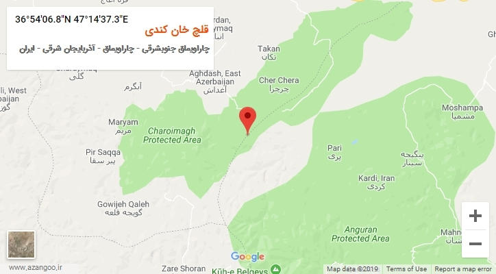 روستای قلچ خان کندی بر روی نقشه