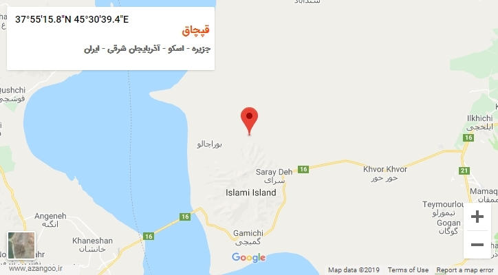 روستای قپچاق بر روی نقشه