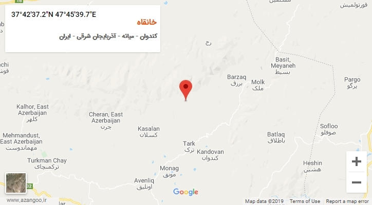 روستای خانقاه بر روی نقشه