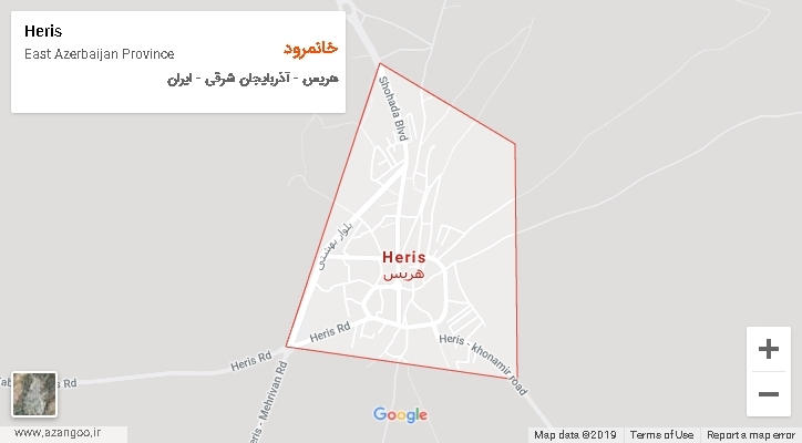 دهستان خانمرود بر روی نقشه