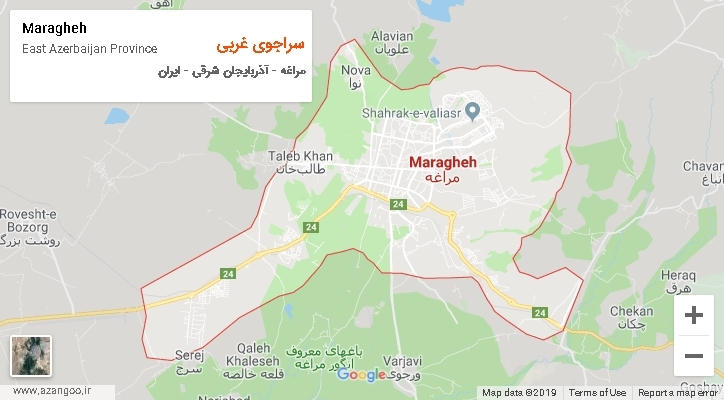 دهستان سراجوی غربی بر روی نقشه