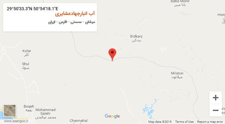 روستای آب انبارجهادعشایری بر روی نقشه