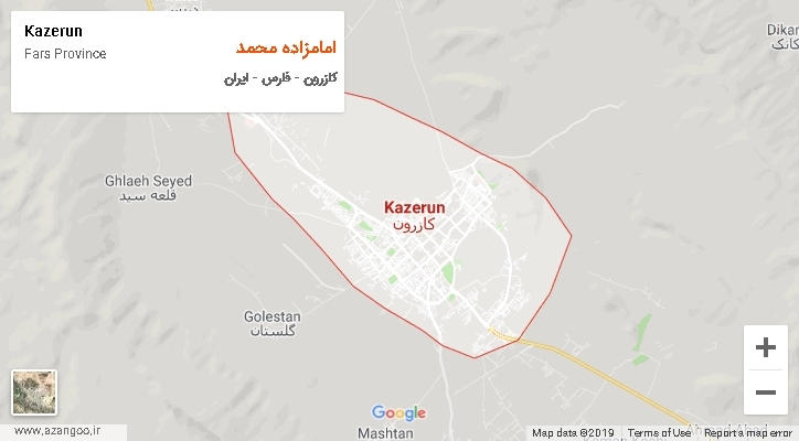 دهستان امامزاده محمد بر روی نقشه