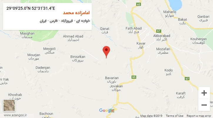 روستای امامزاده محمد بر روی نقشه