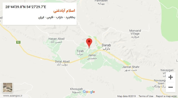 روستای اسلام آبادغنی بر روی نقشه