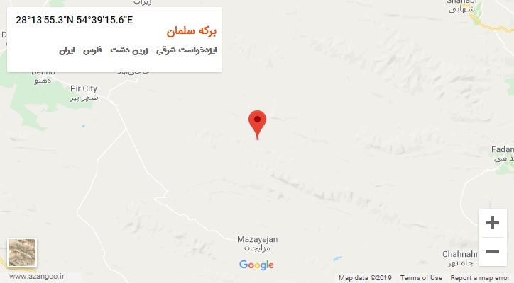 روستای برکه سلمان بر روی نقشه