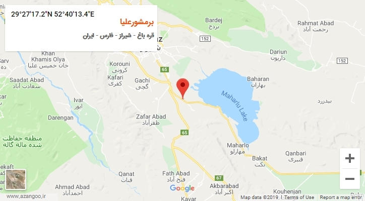 روستای برمشورعلیا بر روی نقشه