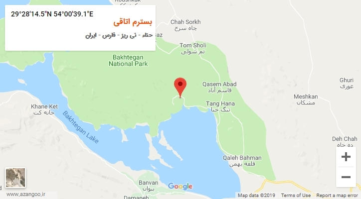 روستای بسترم اتاقی بر روی نقشه
