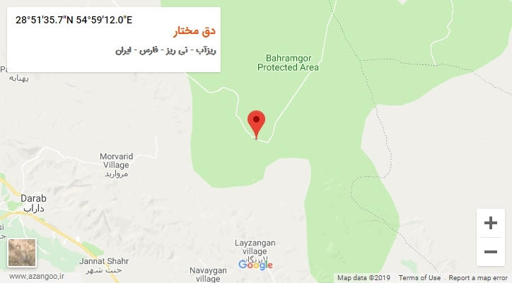 روستای دق مختار بر روی نقشه