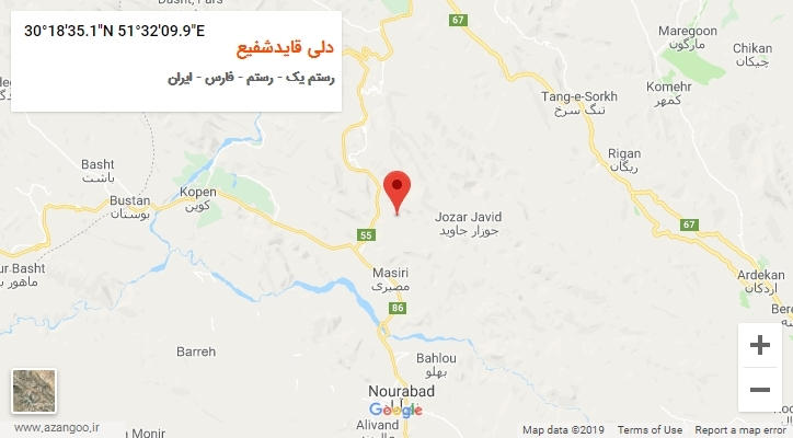 روستای دلی قایدشفیع بر روی نقشه