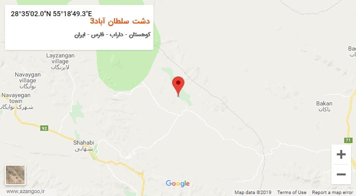 روستای دشت سلطان آباد3 بر روی نقشه