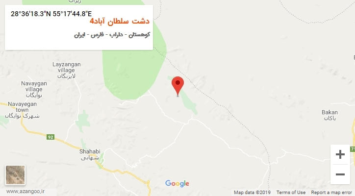 روستای دشت سلطان آباد4 بر روی نقشه