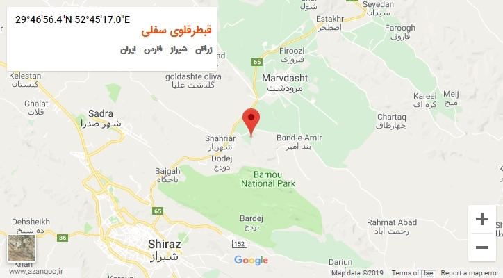 روستای قبطرقلوی سفلی بر روی نقشه