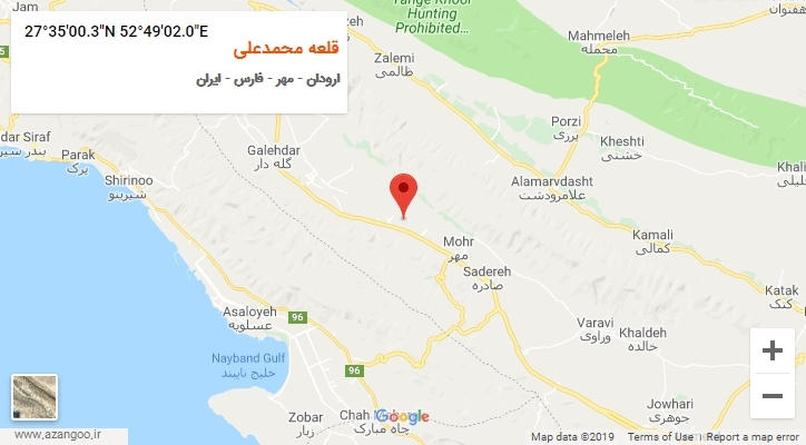 روستای قلعه محمدعلی بر روی نقشه