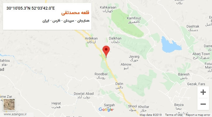 روستای قلعه محمدتقی بر روی نقشه