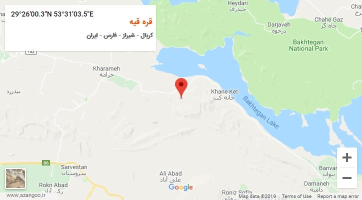روستای قره قیه بر روی نقشه