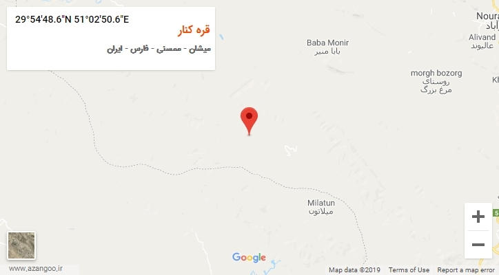 روستای قره کنار بر روی نقشه