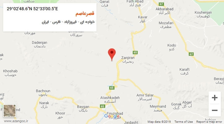 روستای قصرعاصم بر روی نقشه