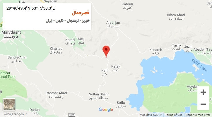 روستای قصرجمال بر روی نقشه