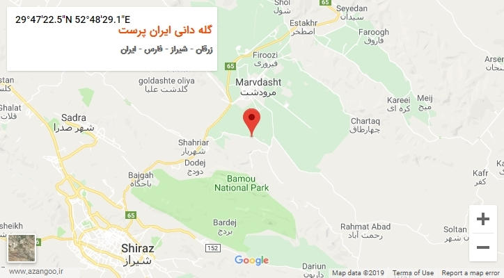 روستای گله دانی ایران پرست بر روی نقشه