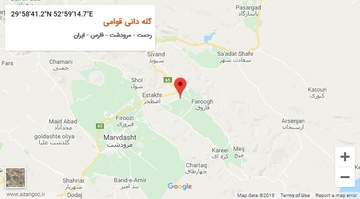 روستای گله دانی قوامی بر روی نقشه