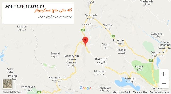 روستای گله دانی حاج عسکرجوکار بر روی نقشه