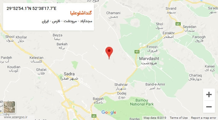 روستای گنداشلوعلیا بر روی نقشه