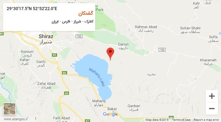 روستای گشنکان بر روی نقشه