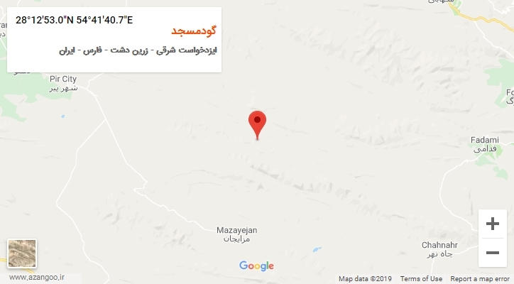 روستای گودمسجد بر روی نقشه