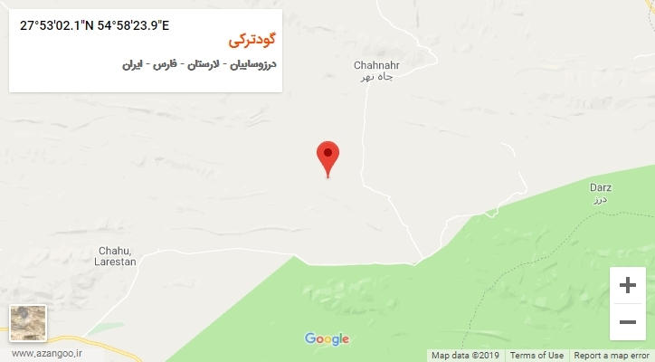 روستای گودترکی بر روی نقشه