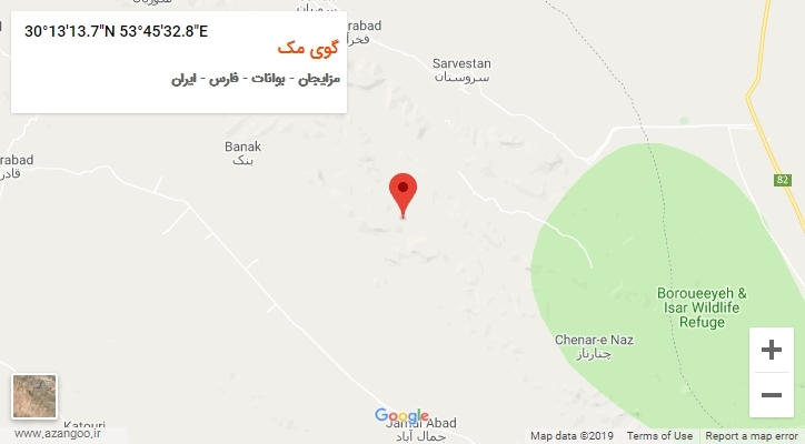 روستای گوی مک بر روی نقشه