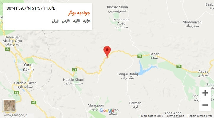روستای جوادیه بوگر بر روی نقشه